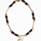 ST184 Garnet Bracelet in Sterling Silver