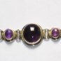 ST003      Amethyst Bracelet in Sterling Silver