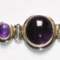 ST003      Amethyst Bracelet in Sterling Silver