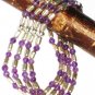 ST572      Amethyst Bracelet in Sterling Silver