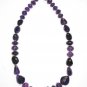 ST068 Amethyst Necklace in Sterling Silver