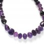 ST068 Amethyst Necklace in Sterling Silver