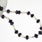 ST441     Amethyst Necklace  in Sterling Silver