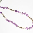 ST505     Amethyst Necklace  in Sterling Silver