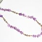 ST505     Amethyst Necklace  in Sterling Silver