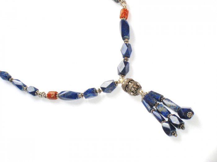 ST088 Tibetan Necklace in Sterling Silver