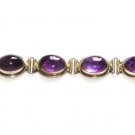 ST129      Amethyst Bracelet in Sterling Silver