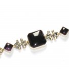 ST152      Amethyst Bracelet in Sterling Silver