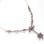 ST255      Amethyst Necklace in Sterling Silver