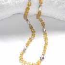 ST200 Citrine Necklace in Sterling Silver