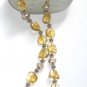 ST344 Citrine Necklace in Sterling Silver