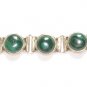 ST153 Malachite Bracelet in Sterling Silver