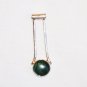 PN092 Malachite Pendant in Sterling Silver