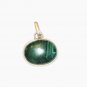 PN102 Malachite Pendant in Sterling Silver