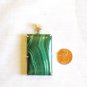 PN408 Malachite Pendant in Sterling Silver