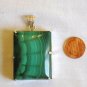 PN410 Malachite Pendant in Sterling Silver