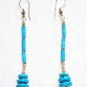 ST194 Turquoise Necklace and Earrings Set in Sterling Silver