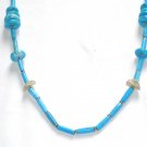 ST194 Turquoise Necklace and Earrings Set in Sterling Silver