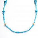 ST196 Turquoise Necklace and Earrings Set in Sterling Silver