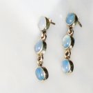 ER028 Chalcedony Earrings in Sterling Silver