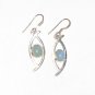ER030 Chalcedony Earrings in Sterling Silver