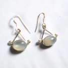 ER041 Chalcedony Earrings in Sterling Silver