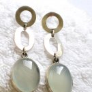 ER085 Chalcedony Earrings in Sterling Silver