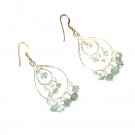 ST601 Chalcedony Earrings in Sterling Silver
