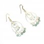 ST601 Chalcedony Earrings in Sterling Silver