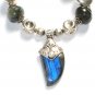 ST037 Labradorite Necklace in Sterling Silver
