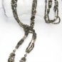 ST055 Labradorite Wrap Necklace in Sterling Silver