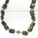 ST099 Labradorite Necklace in Sterling Silver