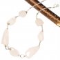 ST533 Rose Quartz Necklace in Sterling Silver