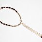 ST508 Garnet Bracelet in Sterling Silver