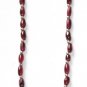ST004 Garnet Necklace in Sterling Silver