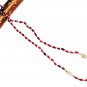ST663 Garnet Necklace in Sterling Silver
