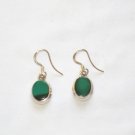 ER007 Malachite Earrings in Sterling Silver