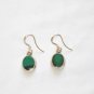 ER007 Malachite Earrings in Sterling Silver