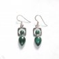 ER047 Malachite Earrings in Sterling Silver
