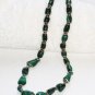 ST104 Malachite Necklace in Sterling Silver