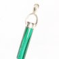 ST644 Malachite Bullet Pendant in Sterling Silver