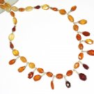 ST444 Citrine Necklace in Sterling Silver