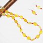 ST467 Citrine and Coral Necklace and Earrings Set in Sterling Silver