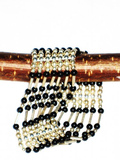 ST564 Onyx Bracelet in Sterling Silver