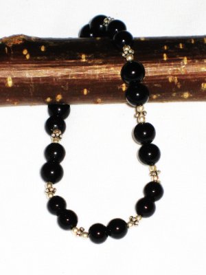 ST568 Onyx Bracelet in Sterling Silver