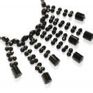 ST338 Onyx Necklace in Sterling Silver