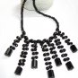 ST338 Onyx Necklace in Sterling Silver