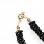 ST353 Onyx Necklace in Sterling Silver