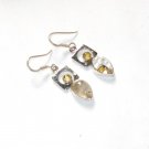 ER048 Amber Earrings in Sterling Silver