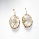 ER064 Amber Earrings in Sterling Silver